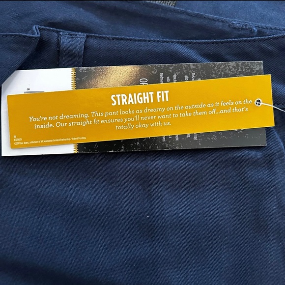 Girls Juniors Sz 13 Straight Leg Pant Lee Uniform NWT - Picture 3 of 5